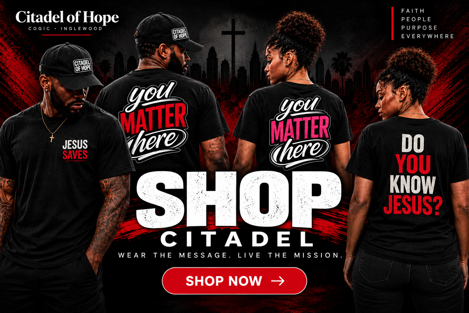 Citadel of Hope Shop promotional banner